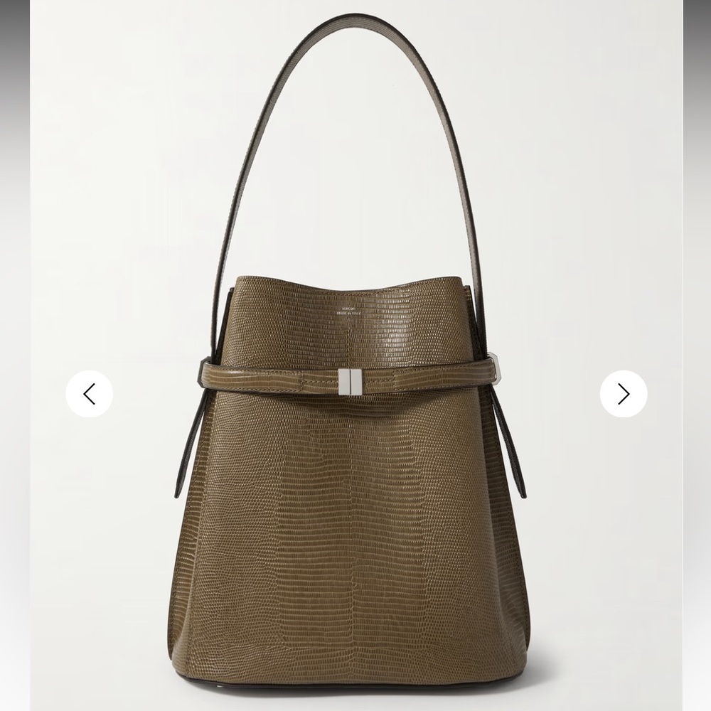 Toteme Olive Green Shoulder Bag